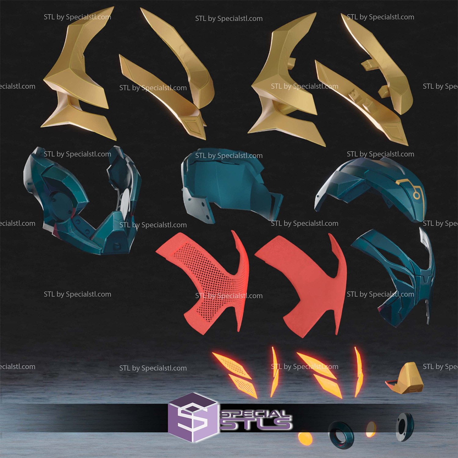 Cosplay STL Files Ultron X-Tron Helmet 3D Model — view 4