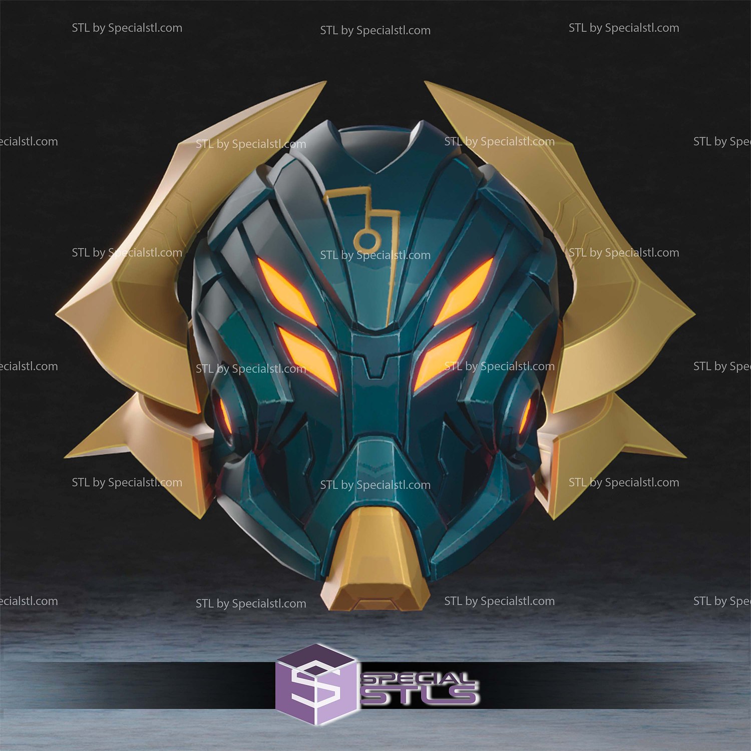 Cosplay STL Files Ultron X-Tron Helmet 3D Model — view 5
