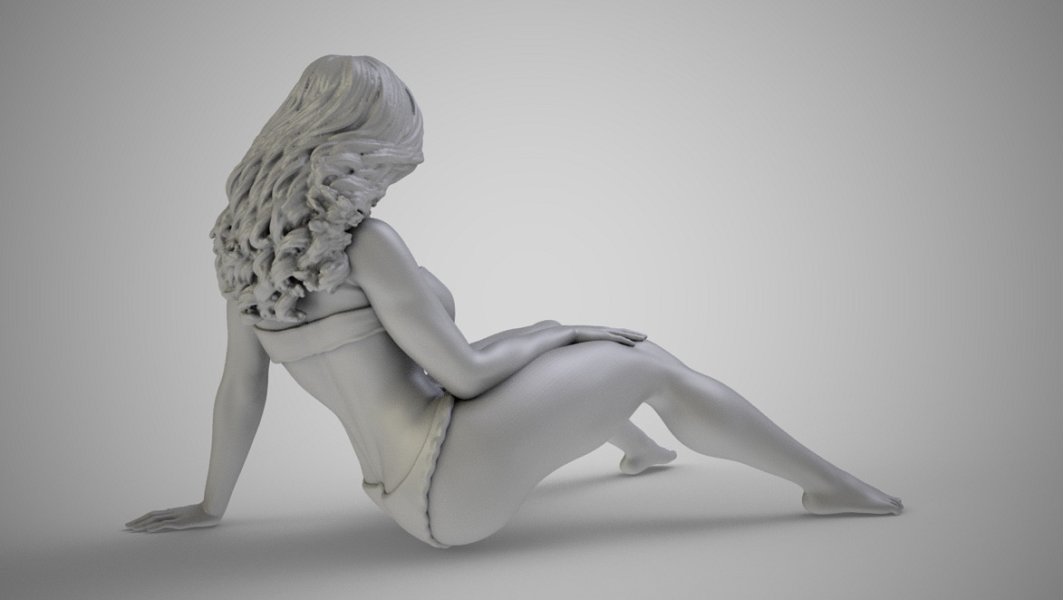 Late Summer on the Beach 3D STL Model — view 6
