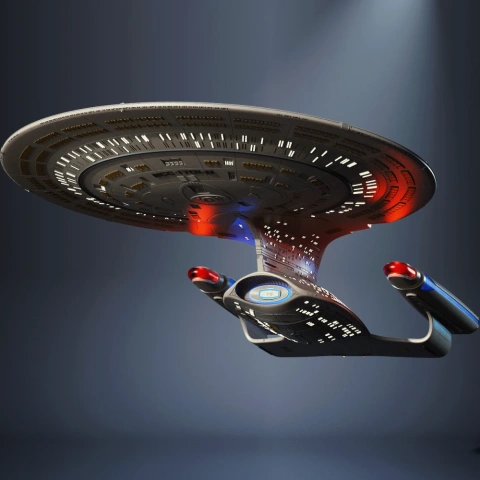 USS Enterprise NCC-1701-D 3D Printing Model | Assembly STL Model