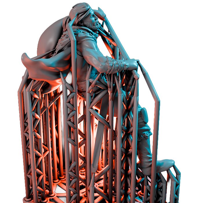 Klaus VI - RPG Tabletop Figure 3D STL Model — view 4