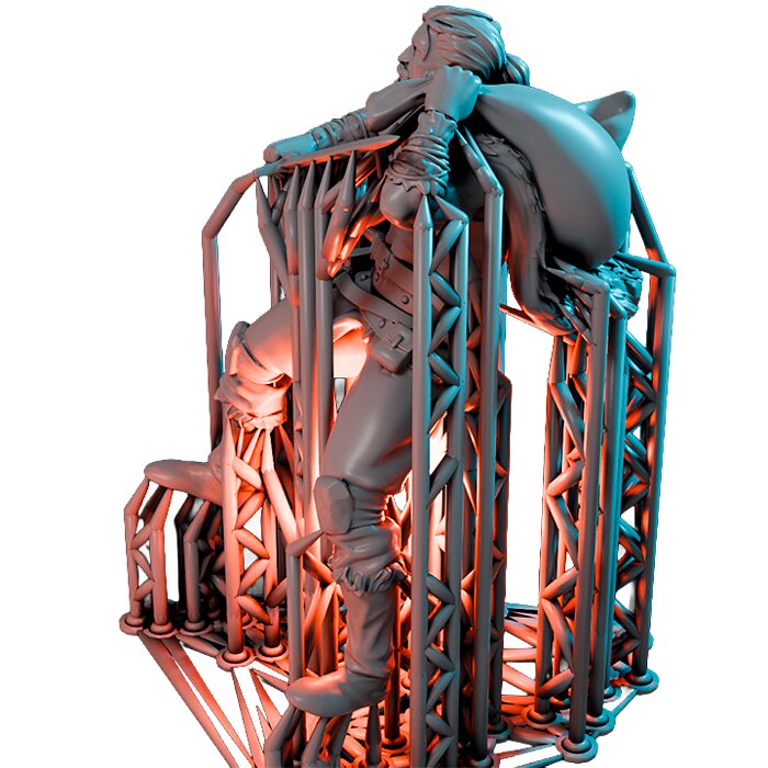 Klaus VI - RPG Tabletop Figure 3D STL Model — view 5