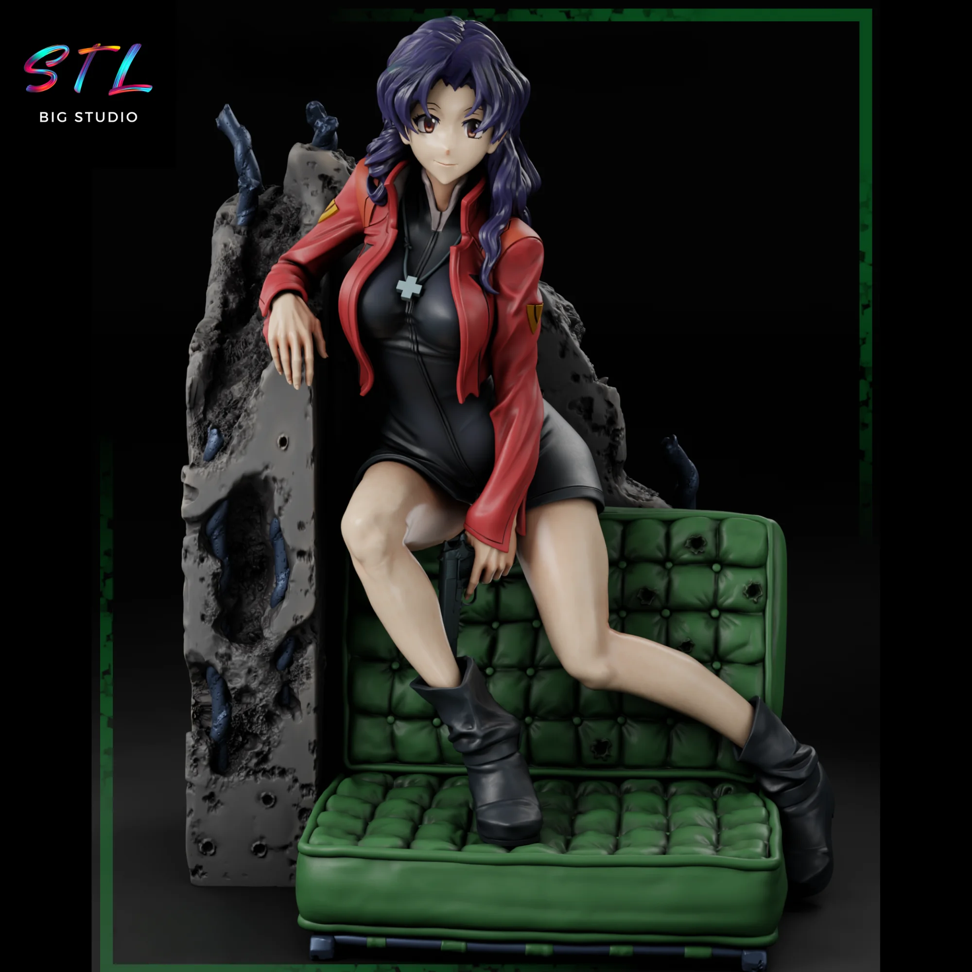 Misato Katsuragi STL | Evangelion | 3D Printable Figure Model