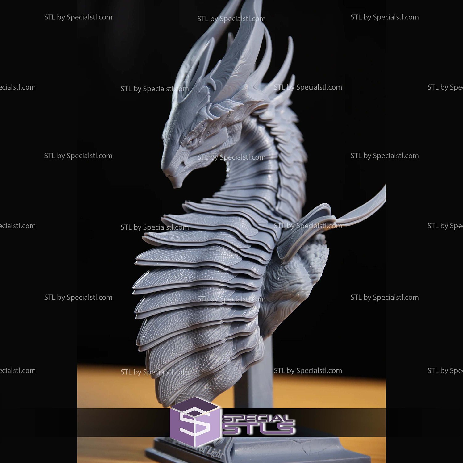 Valtallion Bust Guardian Of Light 3D Printer Files STL Model — view 2