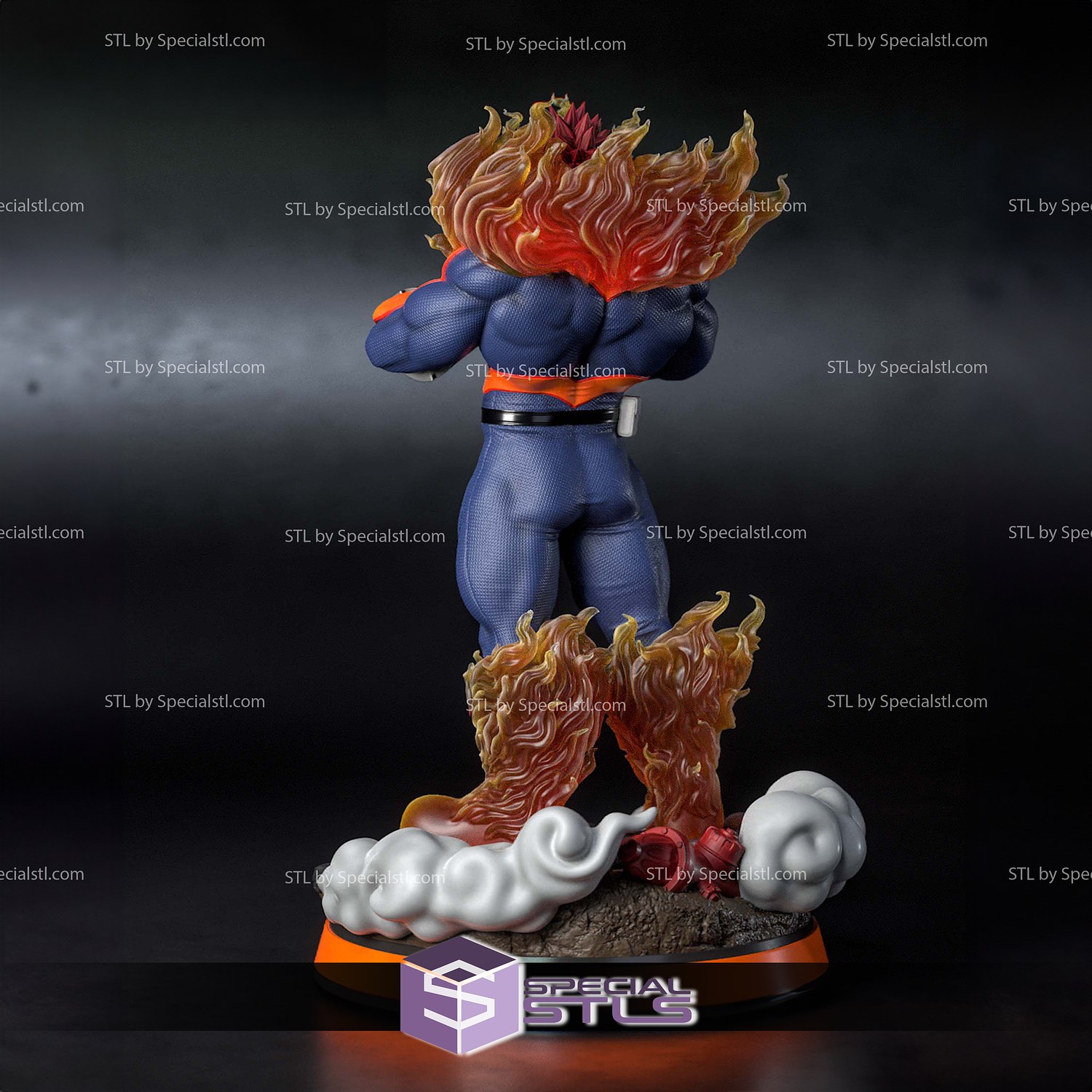 Endeavor My Hero Academia 3D Model Sculpture STL Model — view 5