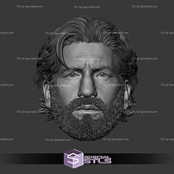 Custom Head STL Collection - Punisher Daredevil Born Again V2 3D Model
