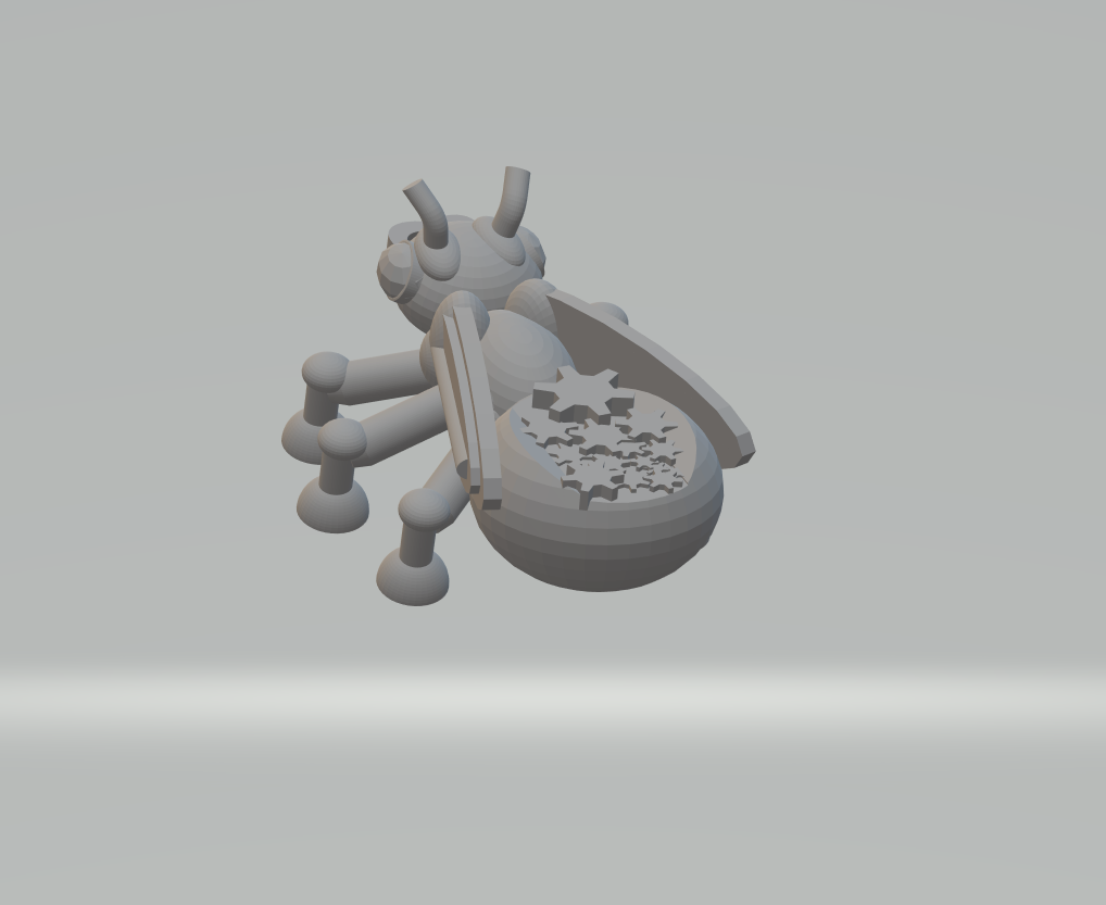 fhw Mechantal bot flying 3D STL Model