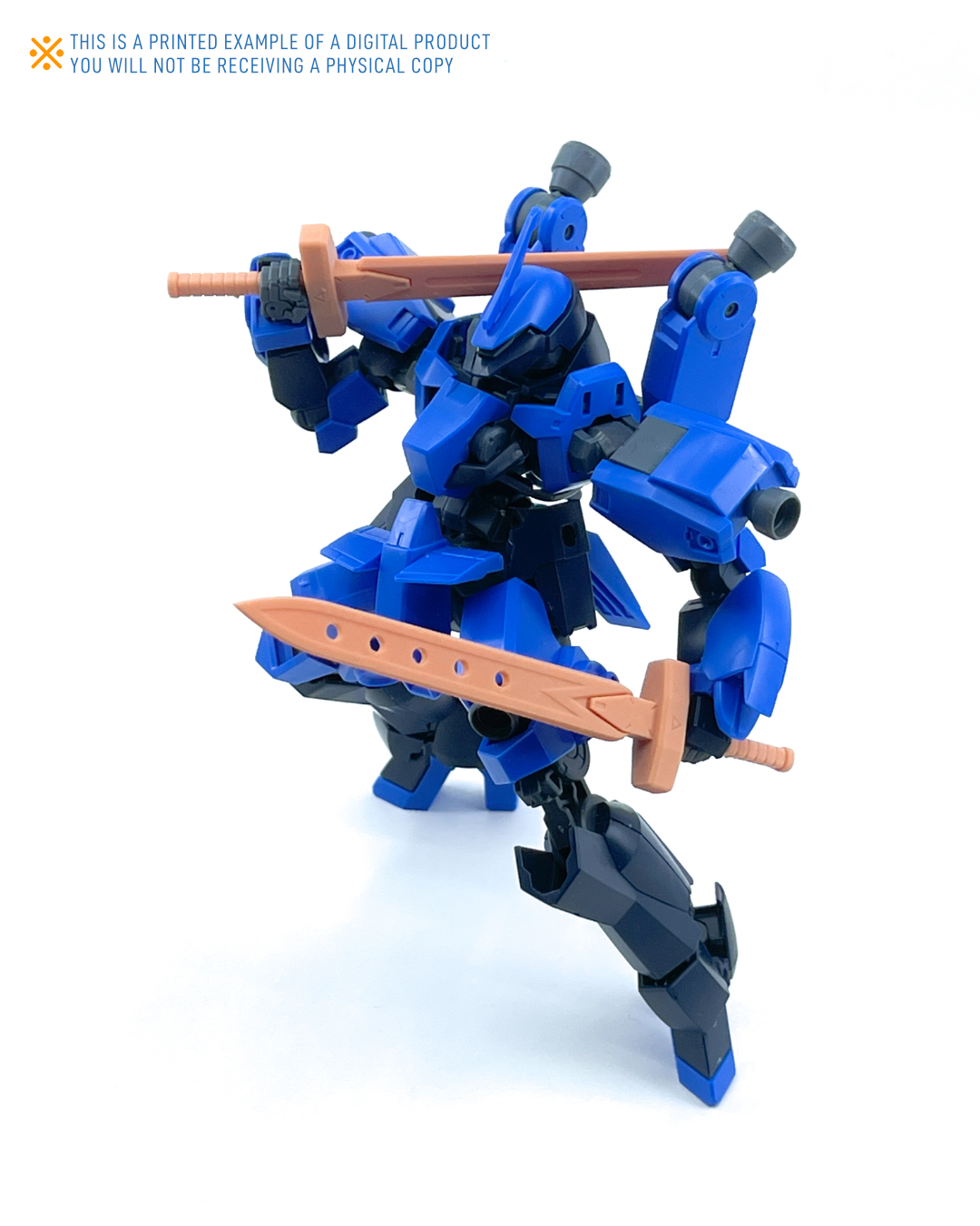 144WS-016B Alternative Blade. 3D Printed Sword for 1/144 Scale HG Model Kits. STL Model