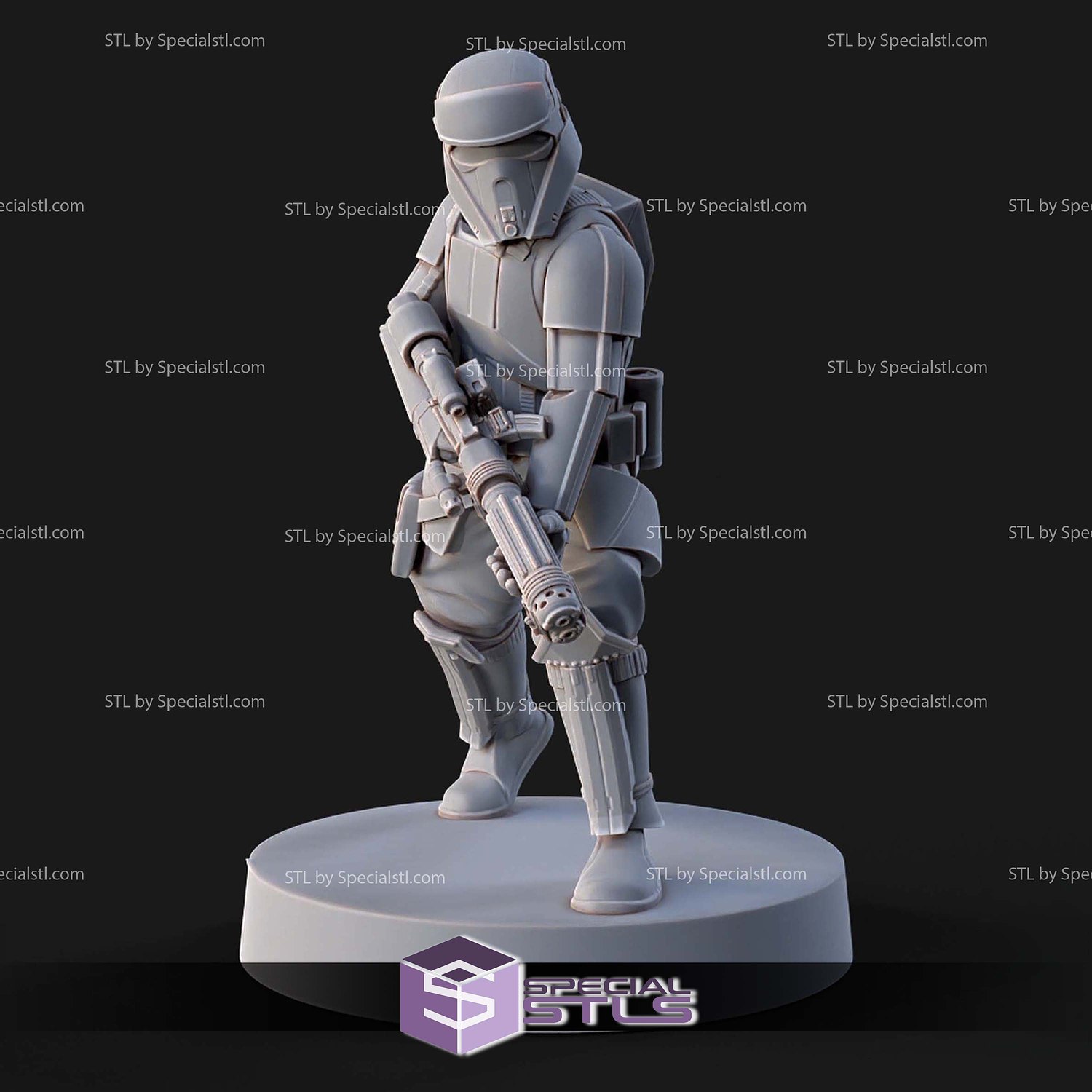1 48 Scale Shoretroopers STL Files 3D Model — view 7