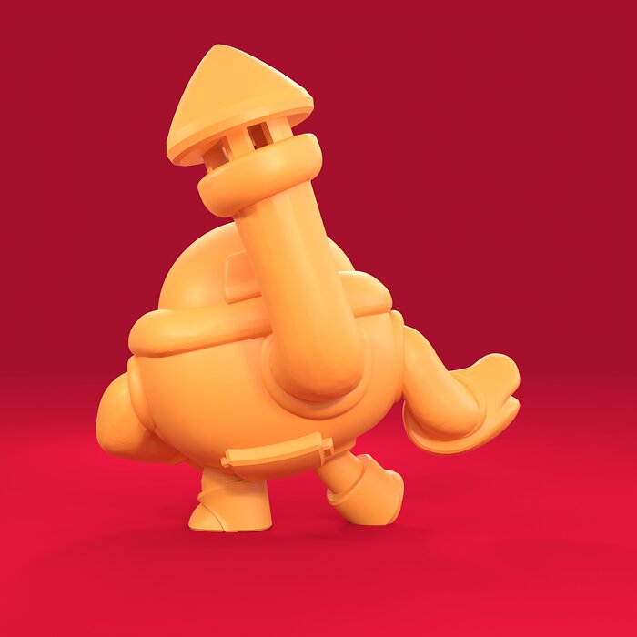 Pearl Original - Brawl Stars 3D STL Model — view 3
