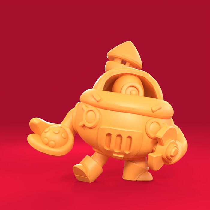 Pearl Original - Brawl Stars 3D STL Model — view 5