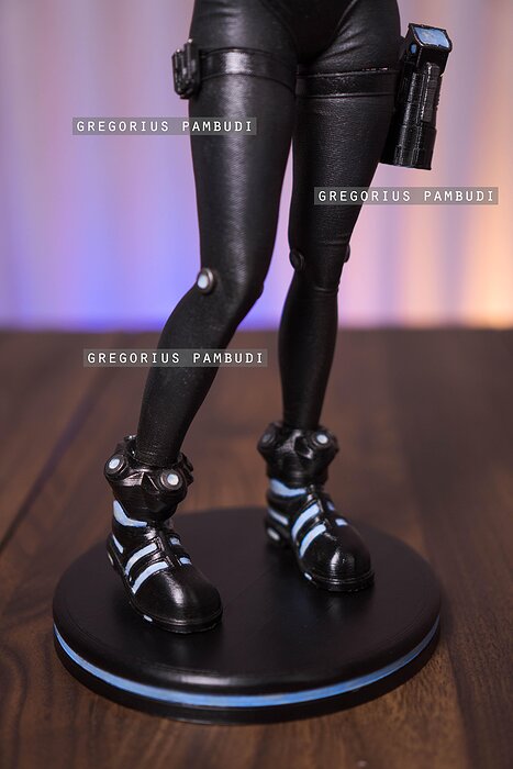 Gantz Kei Kishimoto Fan Art Statue 3d Printable STL Model — view 7