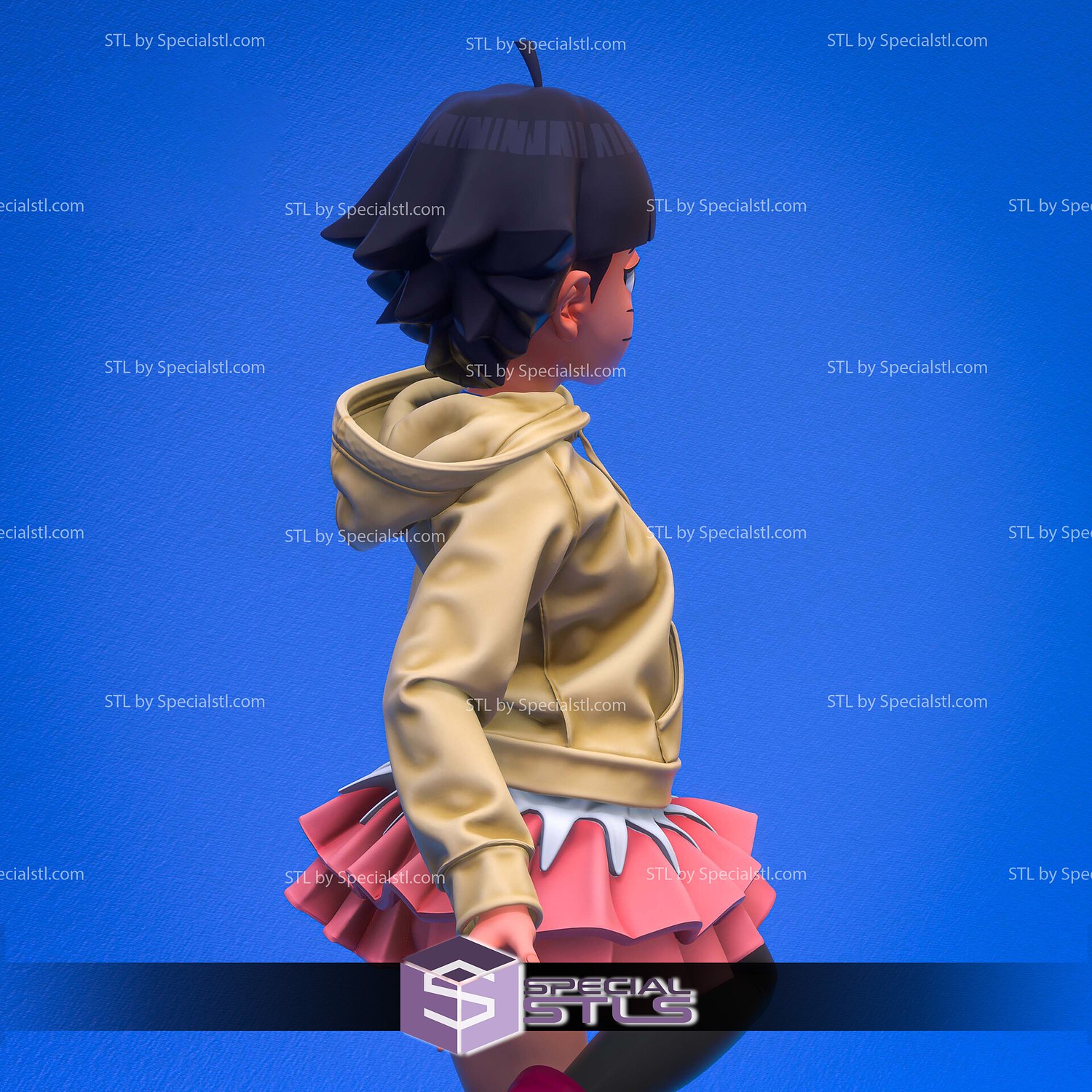 Himawari and Shukaku Boruto 3D Printer Files STL Model — view 6