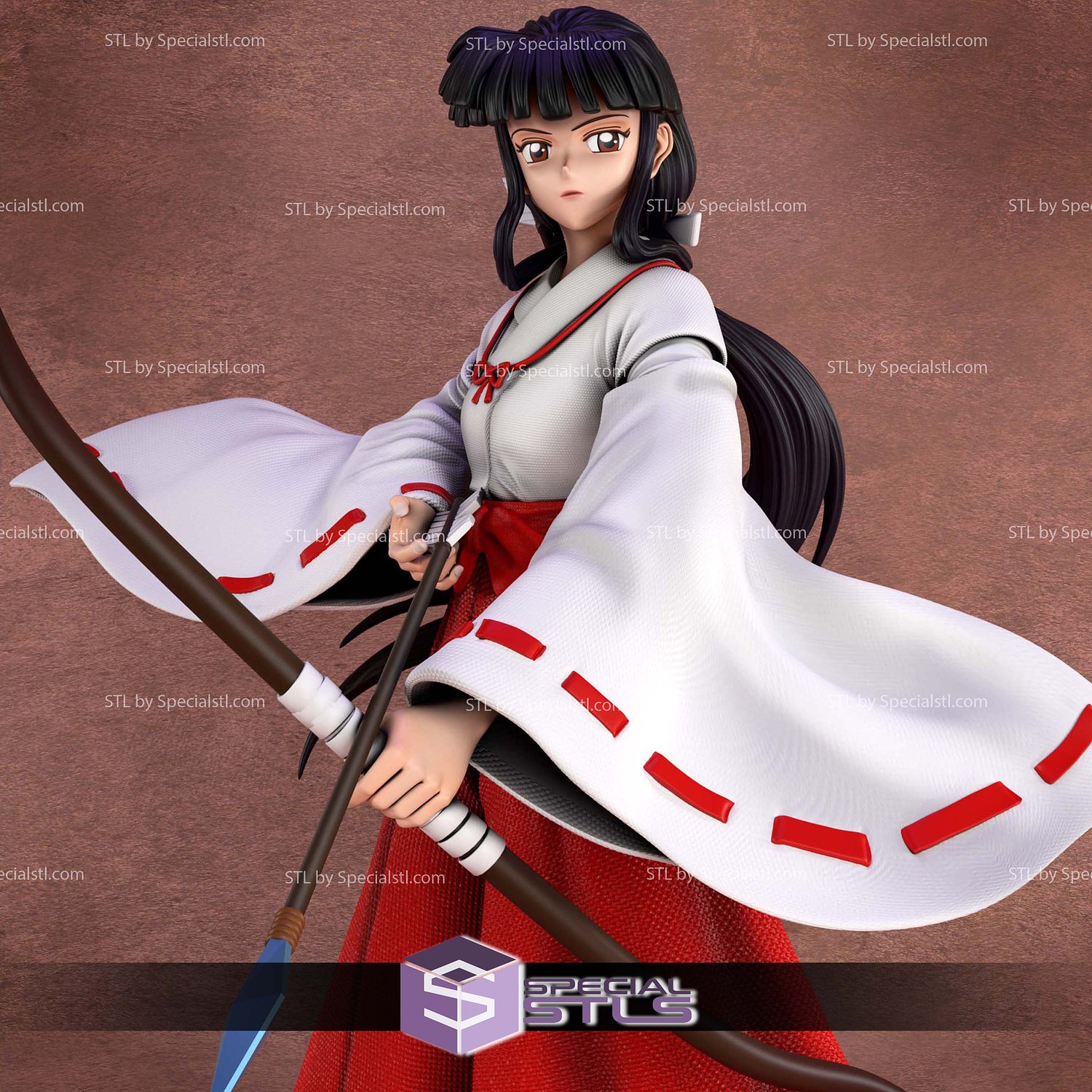 Kikyo Inuyasha 1-10 3D Printer Files STL Model — view 2