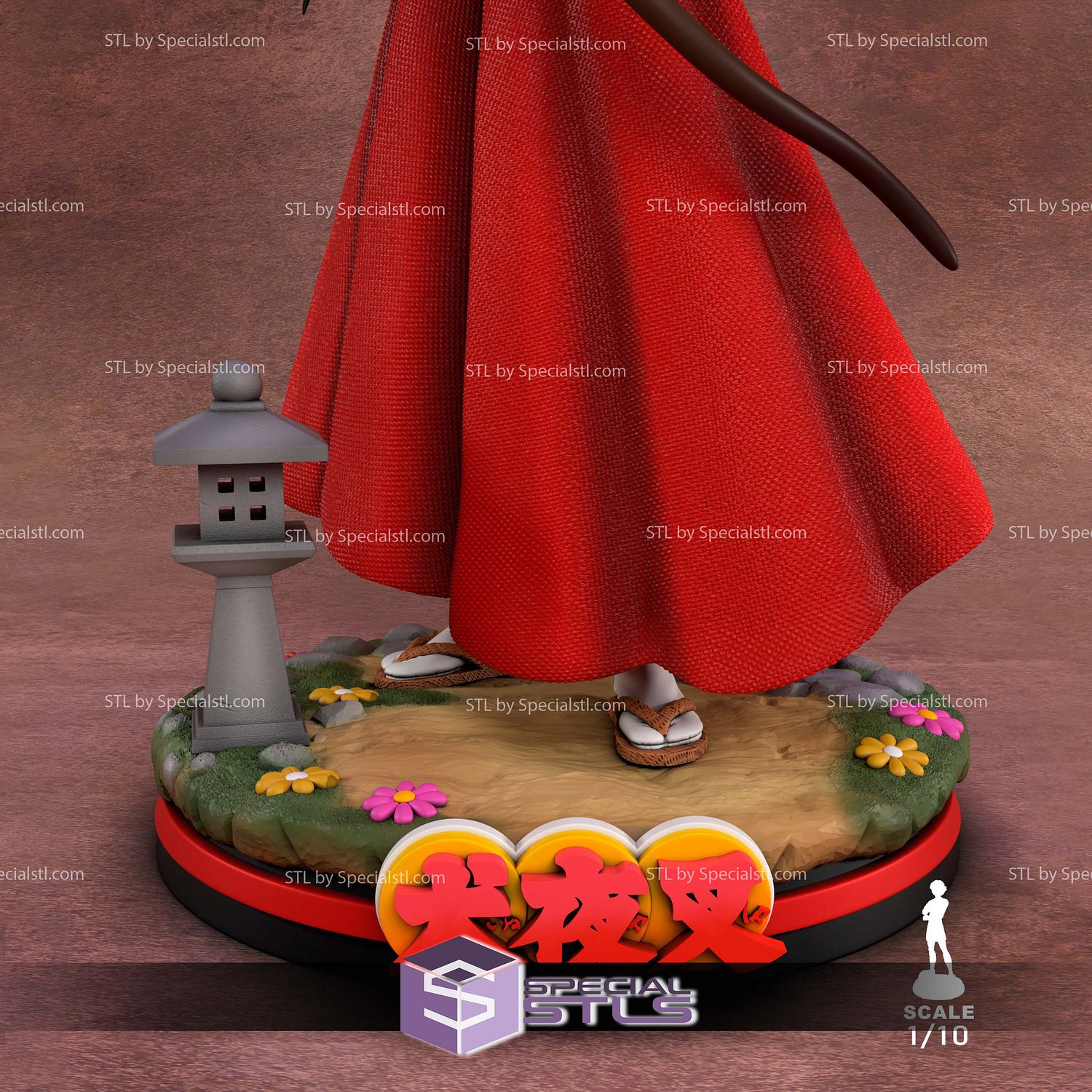Kikyo Inuyasha 1-10 3D Printer Files STL Model — view 4