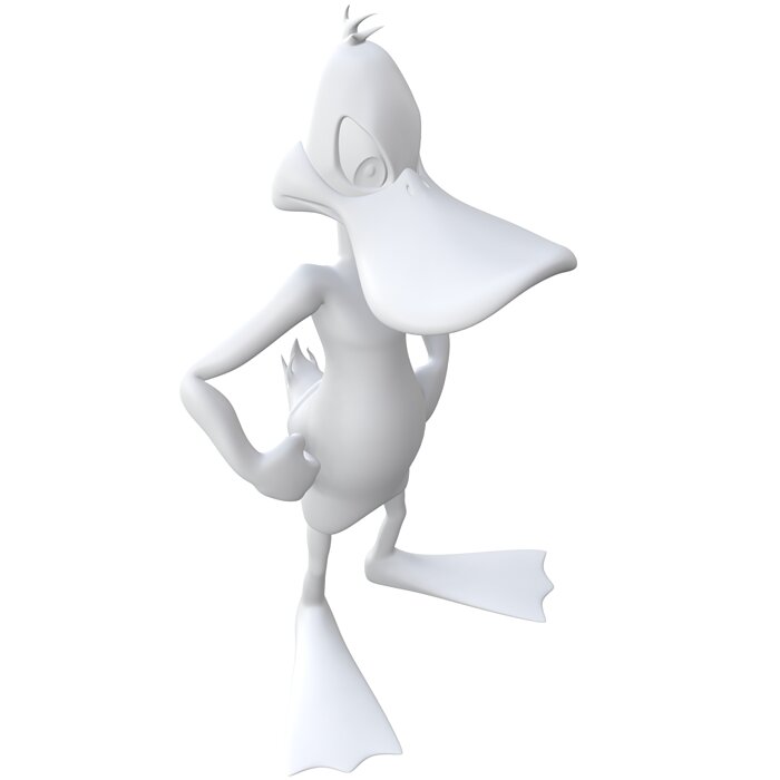 Daffy - Freestanding Duck 3D STL Model — view 5