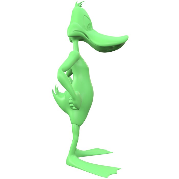 Daffy - Freestanding Duck 3D STL Model — view 7