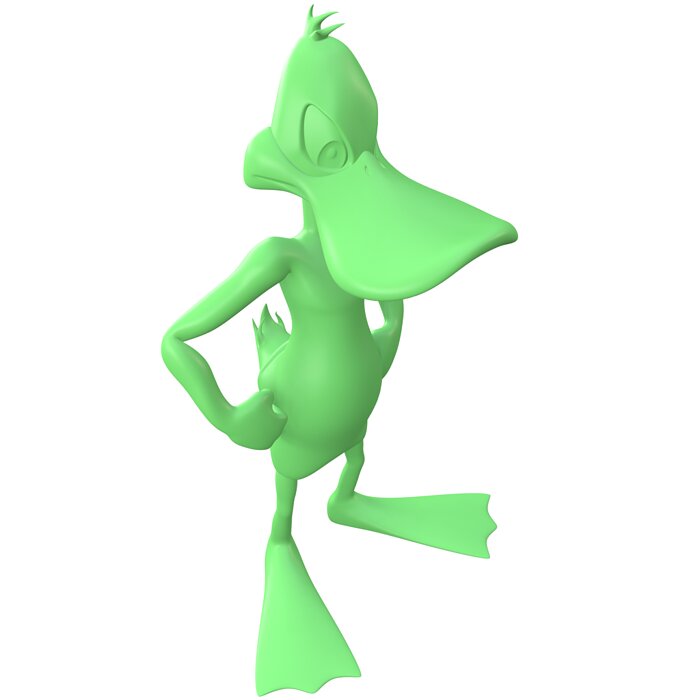 Daffy - Freestanding Duck 3D STL Model — view 8