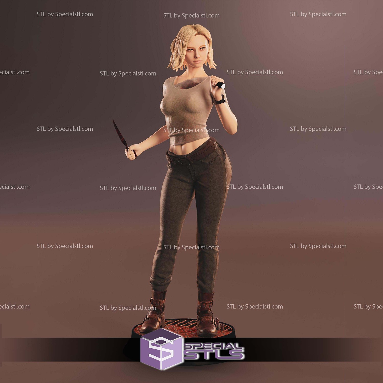 Grace Ashcroft Resident Evil Requiem Various STL Files 3D Model — view 4