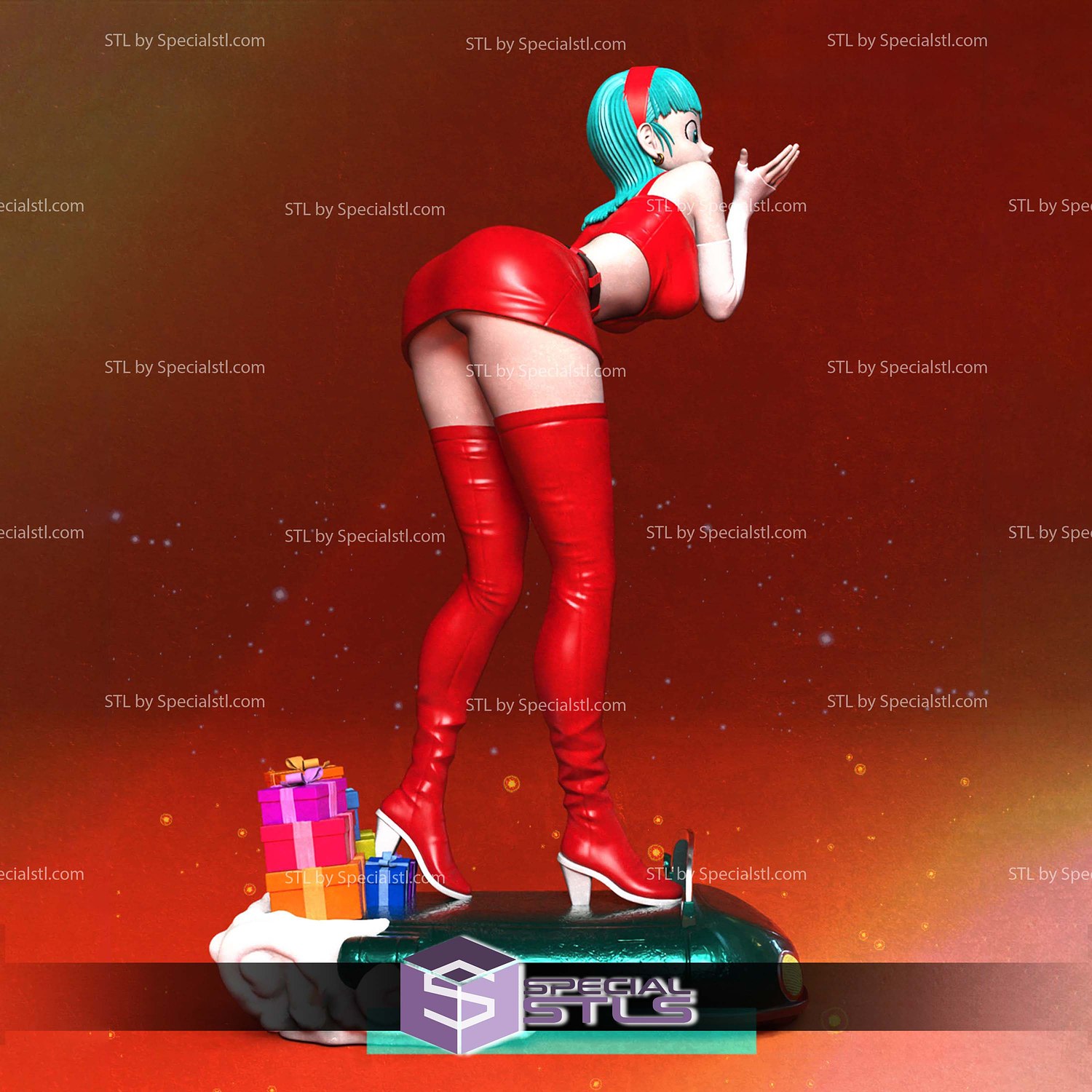 Bulla Vegeta Daughter 3D Printer Files STL Model — view 3