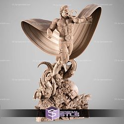 Banshee Marvel Heroes STL Files 3D Model