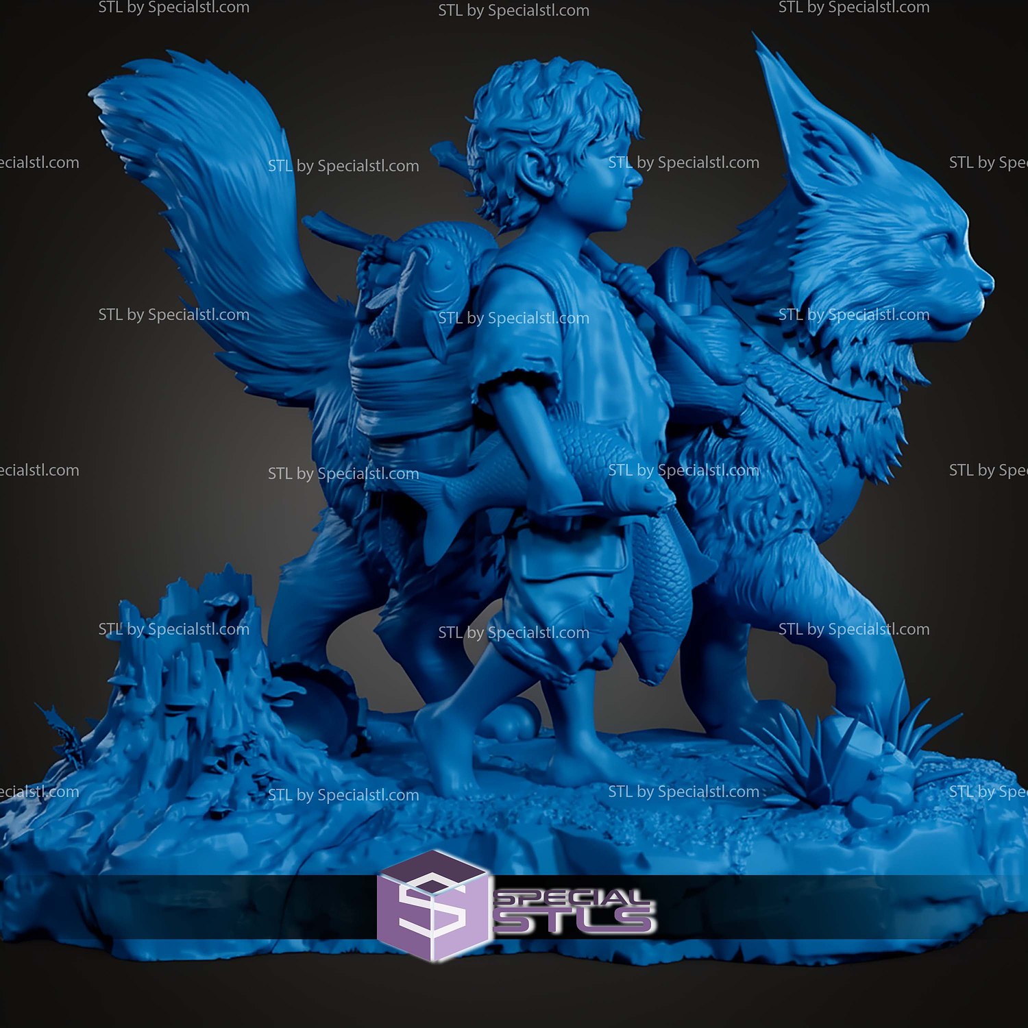 Wayfarers Hobbit Style Fanart STL Files 3D Model — view 5