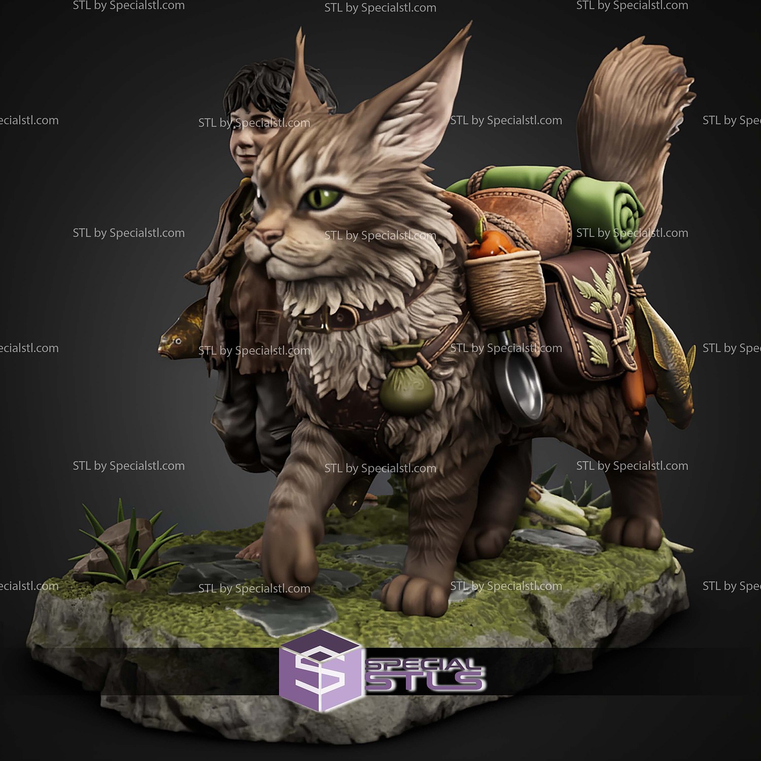 Wayfarers Hobbit Style Fanart STL Files 3D Model — view 7
