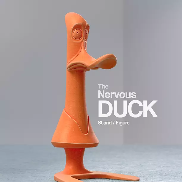 The Nervous Duck 3D OBJ Model