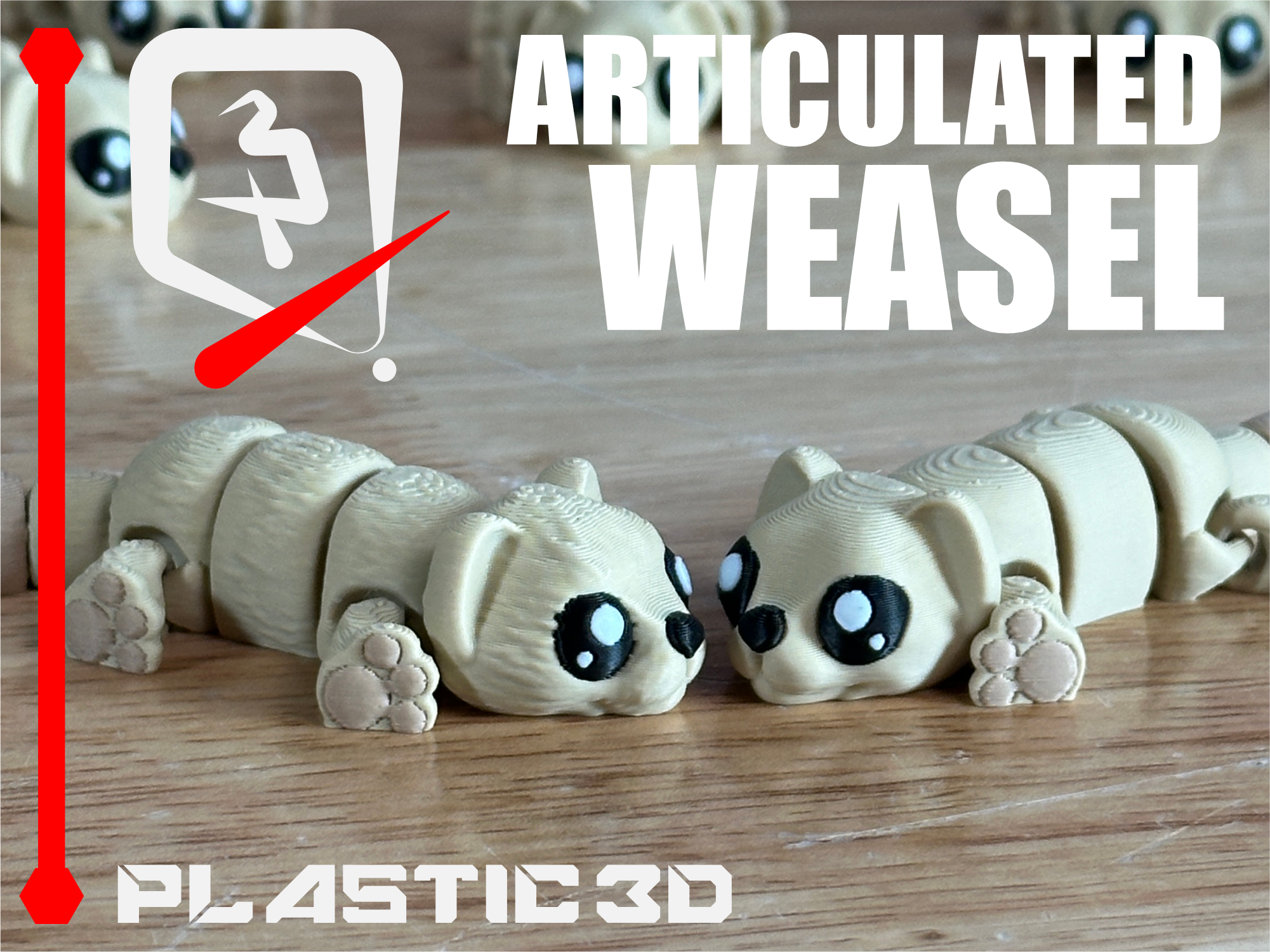 Articulated Weasel — The Snow Scouter 3D 3MF Model