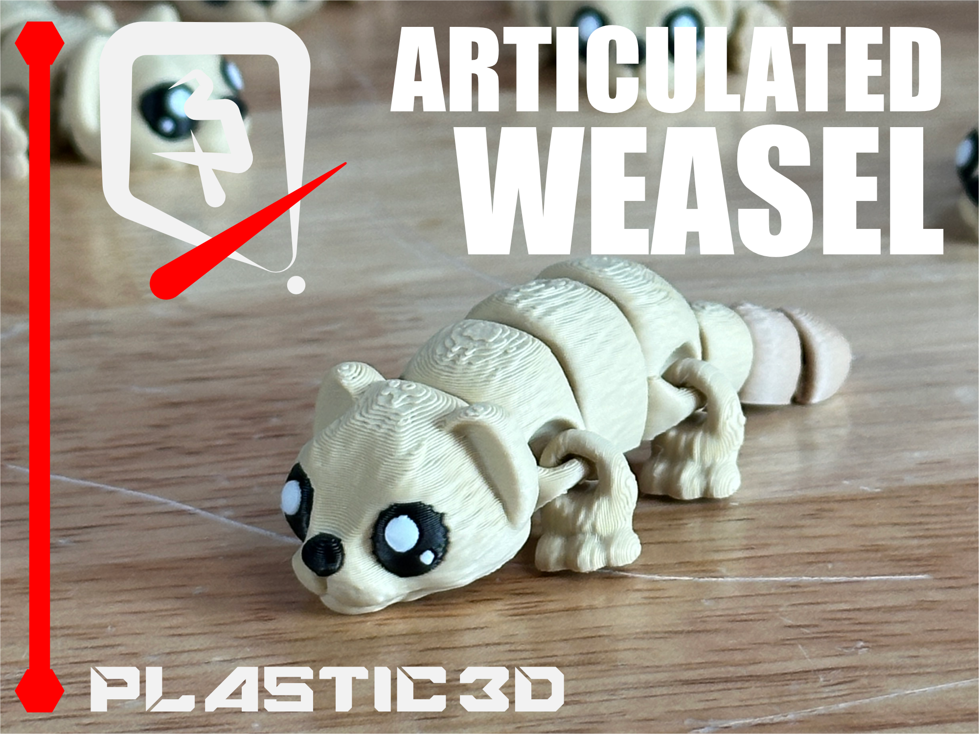 Articulated Weasel — The Snow Scouter 3D 3MF Model — view 7