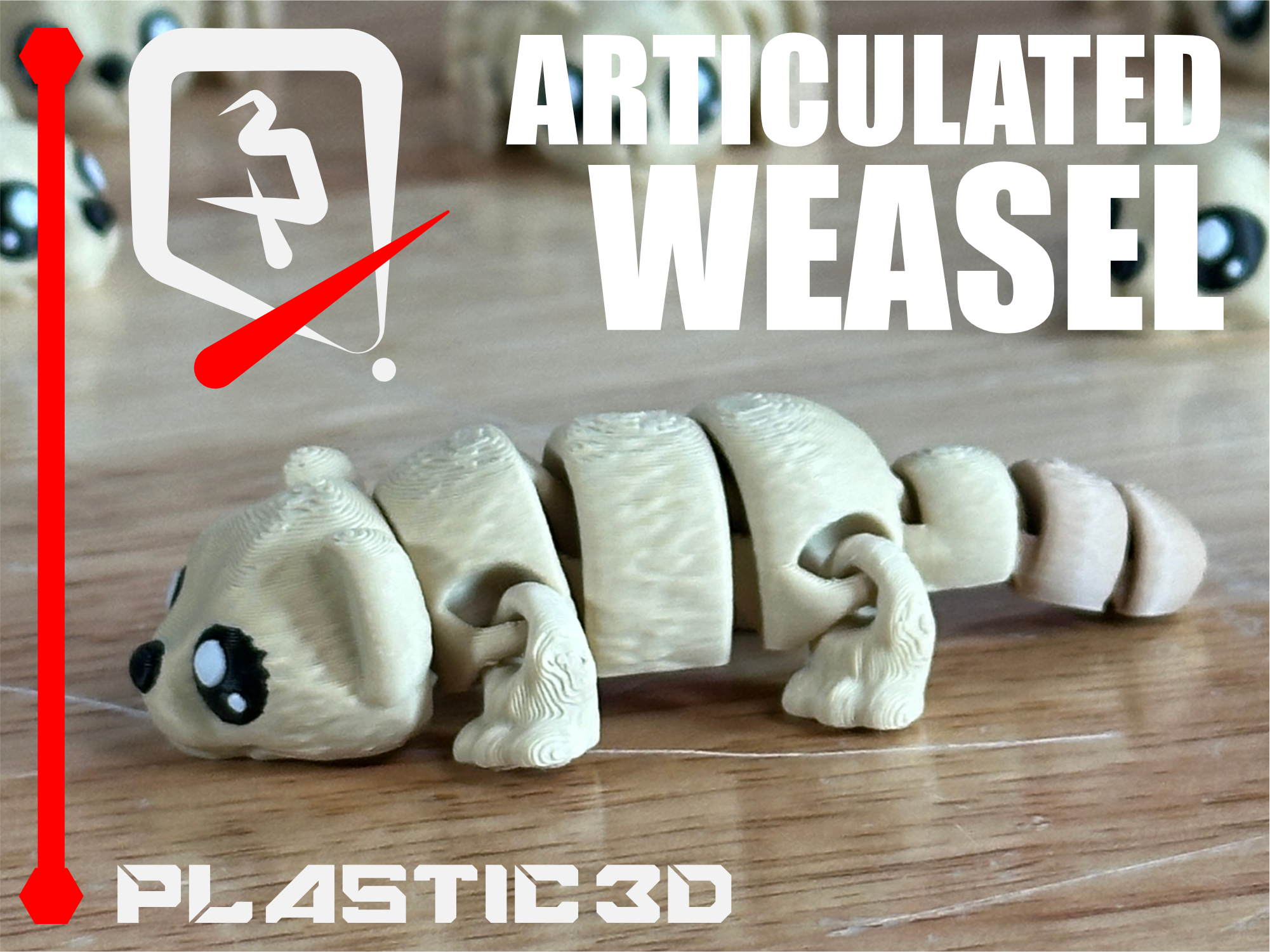 Articulated Weasel — The Snow Scouter 3D 3MF Model — view 8