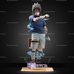 Sasuke Uchiha Effect STL Files 3D Model
