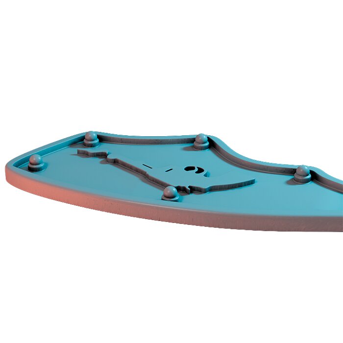 Platform Size 3 Terrain Kit IX - Tabletop RPG Miniature 3D STL Model — view 4