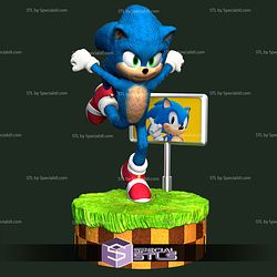 Sonic Movie Version 3D Printer Files STL Model