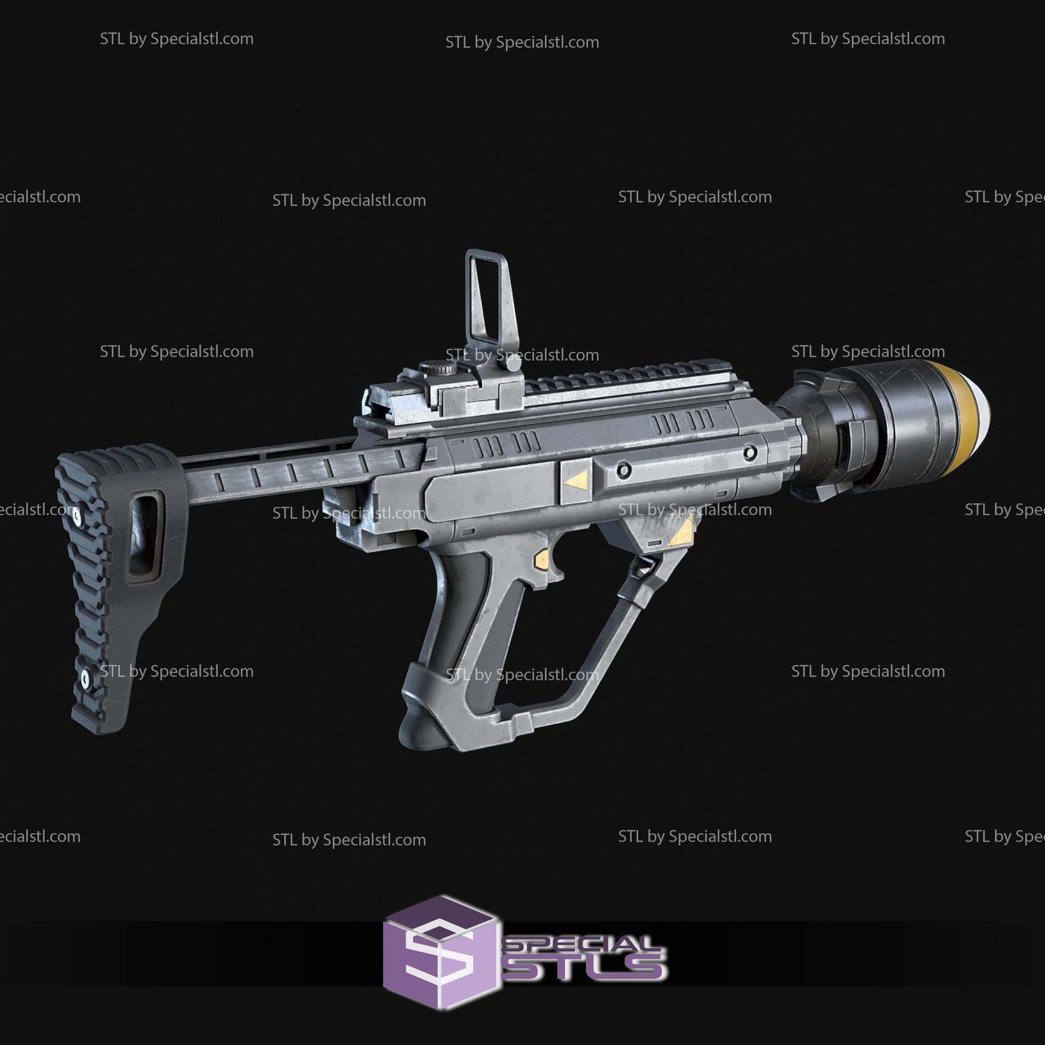 Cosplay STL Files Helldivers 2 Ultimatum Launcher 3D Model — view 3