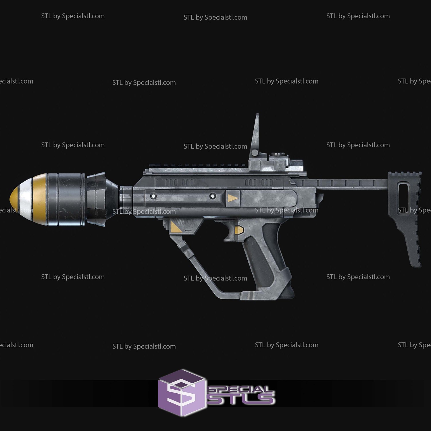 Cosplay STL Files Helldivers 2 Ultimatum Launcher 3D Model — view 6
