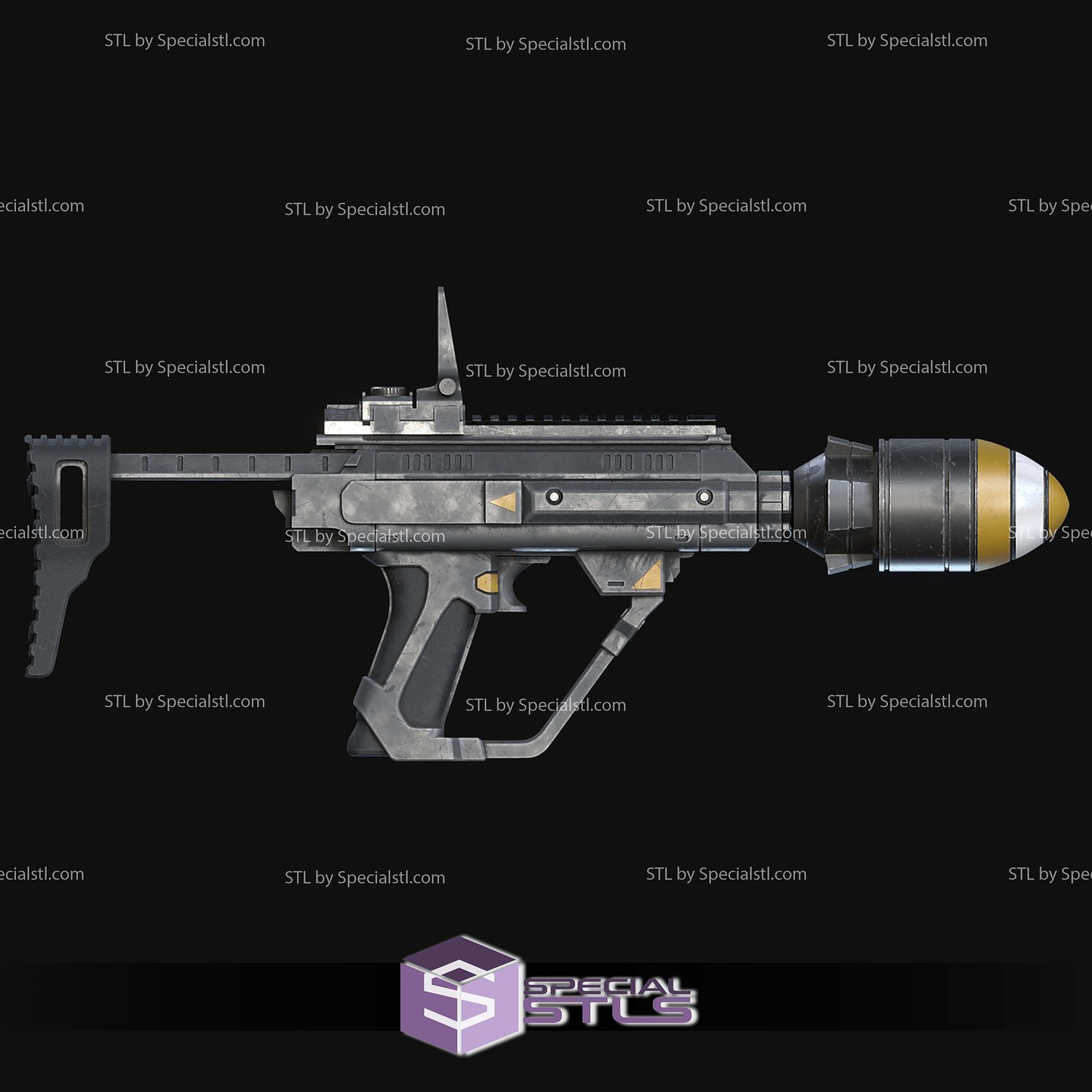 Cosplay STL Files Helldivers 2 Ultimatum Launcher 3D Model — view 7