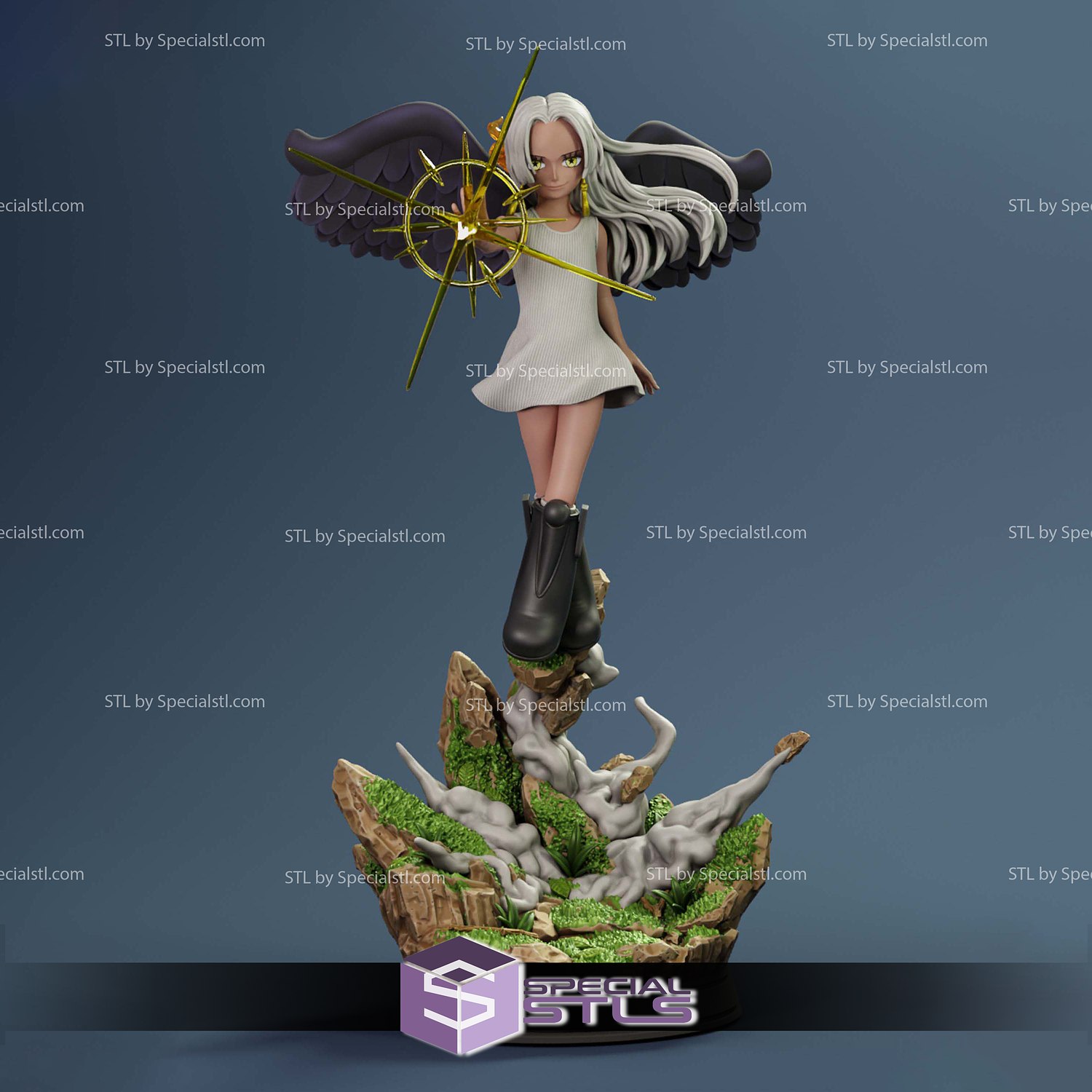 S Snake Clone Boa Hancock Seraphim 3D Printer Files STL Model — view 2