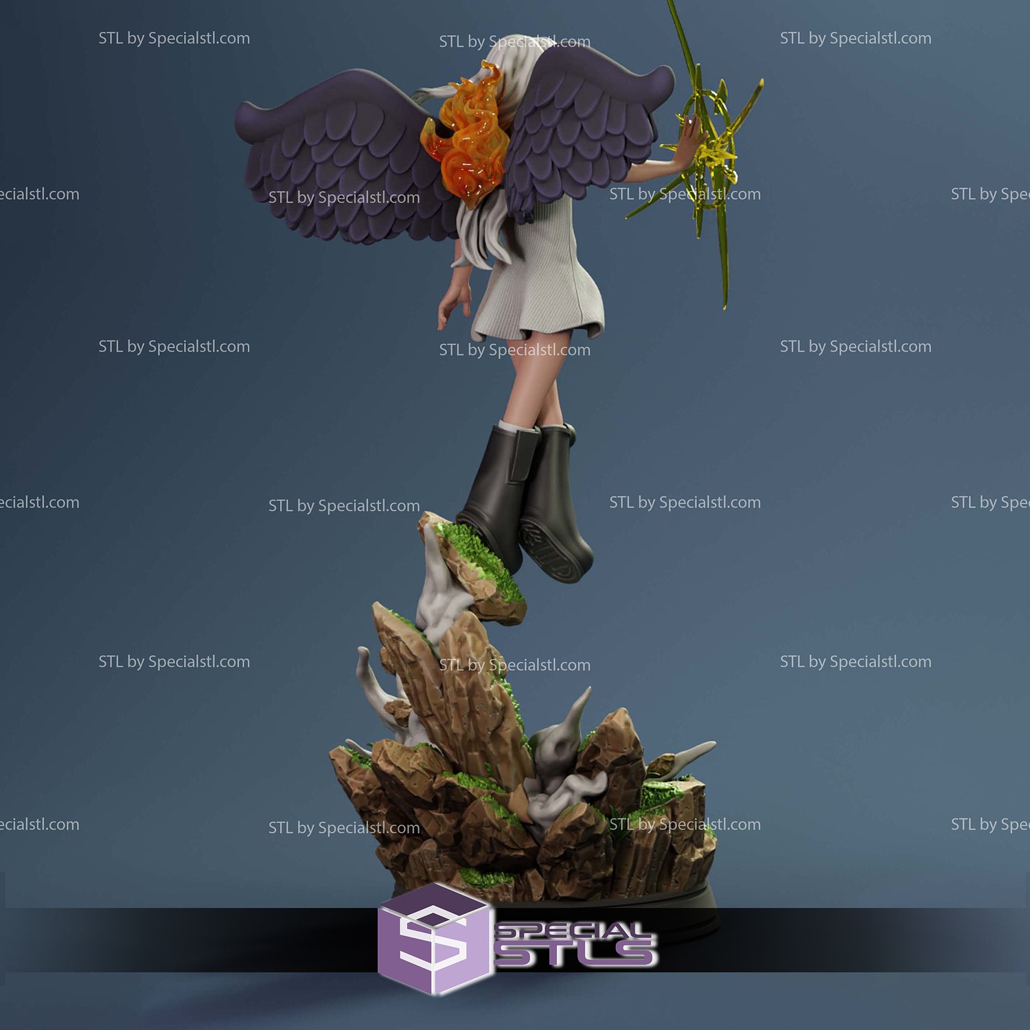 S Snake Clone Boa Hancock Seraphim 3D Printer Files STL Model — view 3