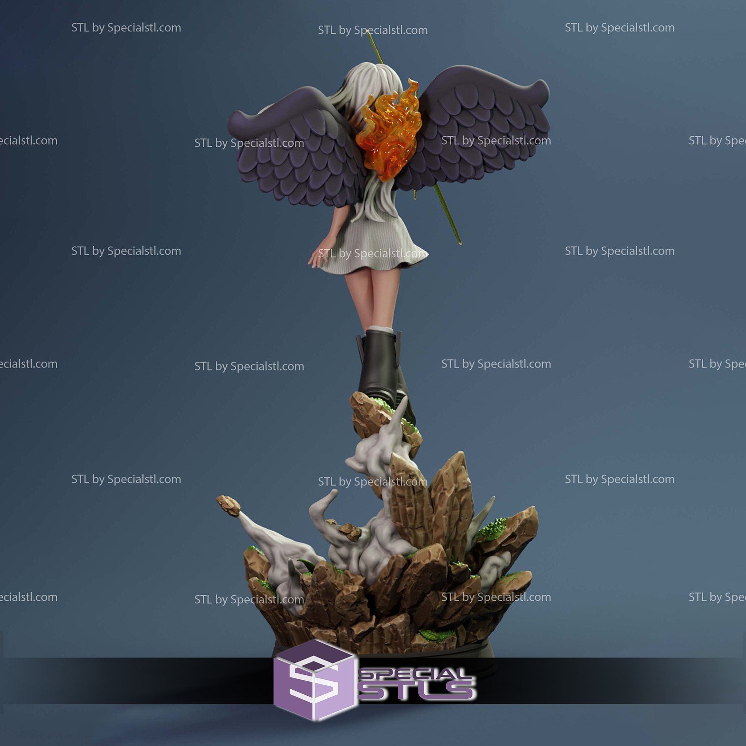 S Snake Clone Boa Hancock Seraphim 3D Printer Files STL Model — view 4