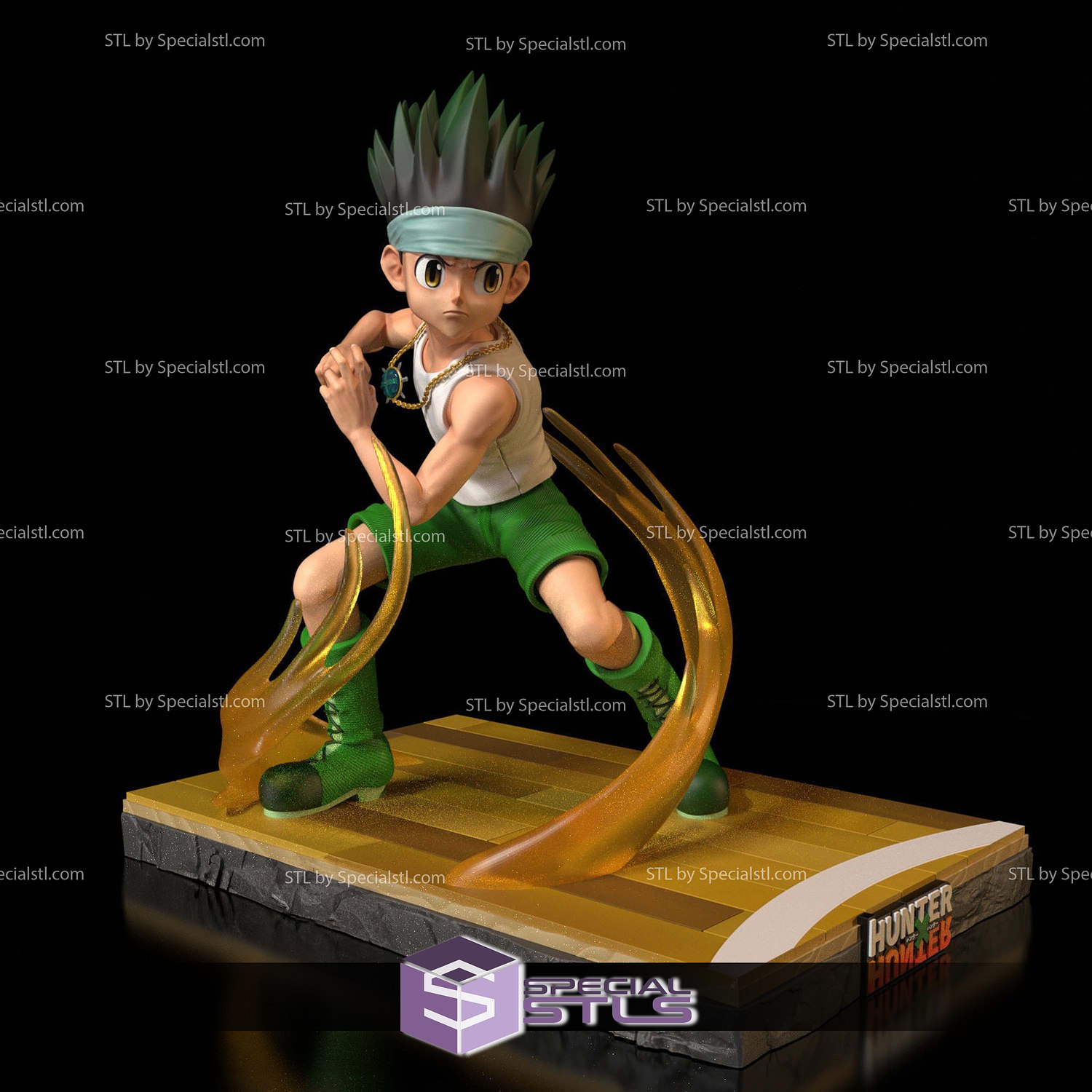 Gon Freecss Power 3D Model Sculpture STL Model — view 2