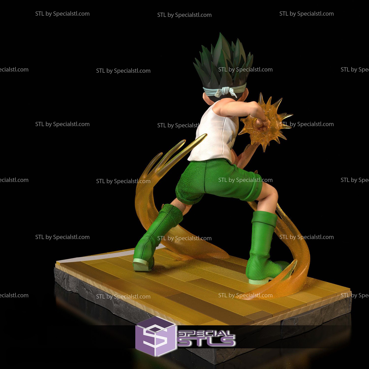 Gon Freecss Power 3D Model Sculpture STL Model — view 4