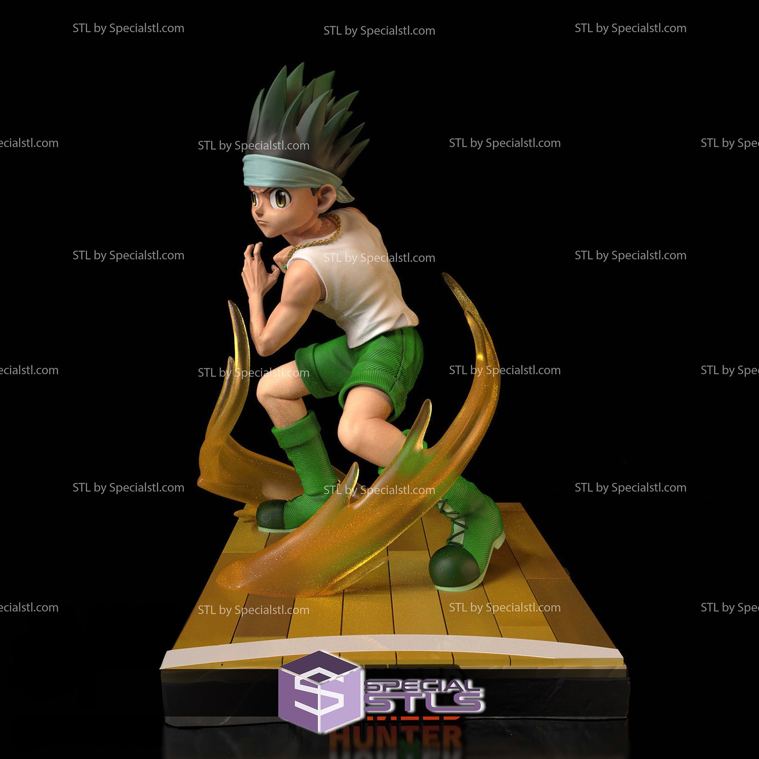 Gon Freecss Power 3D Model Sculpture STL Model — view 6