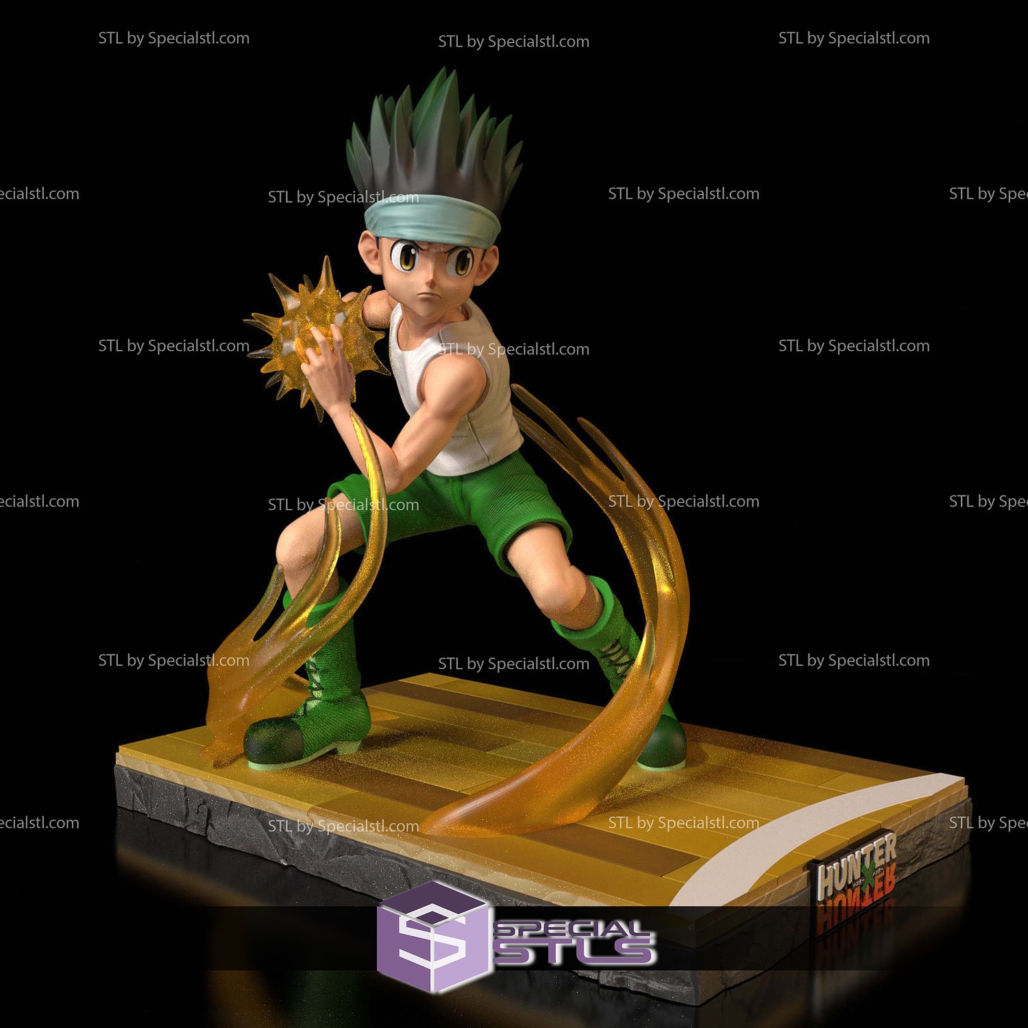Gon Freecss Power 3D Model Sculpture STL Model — view 7