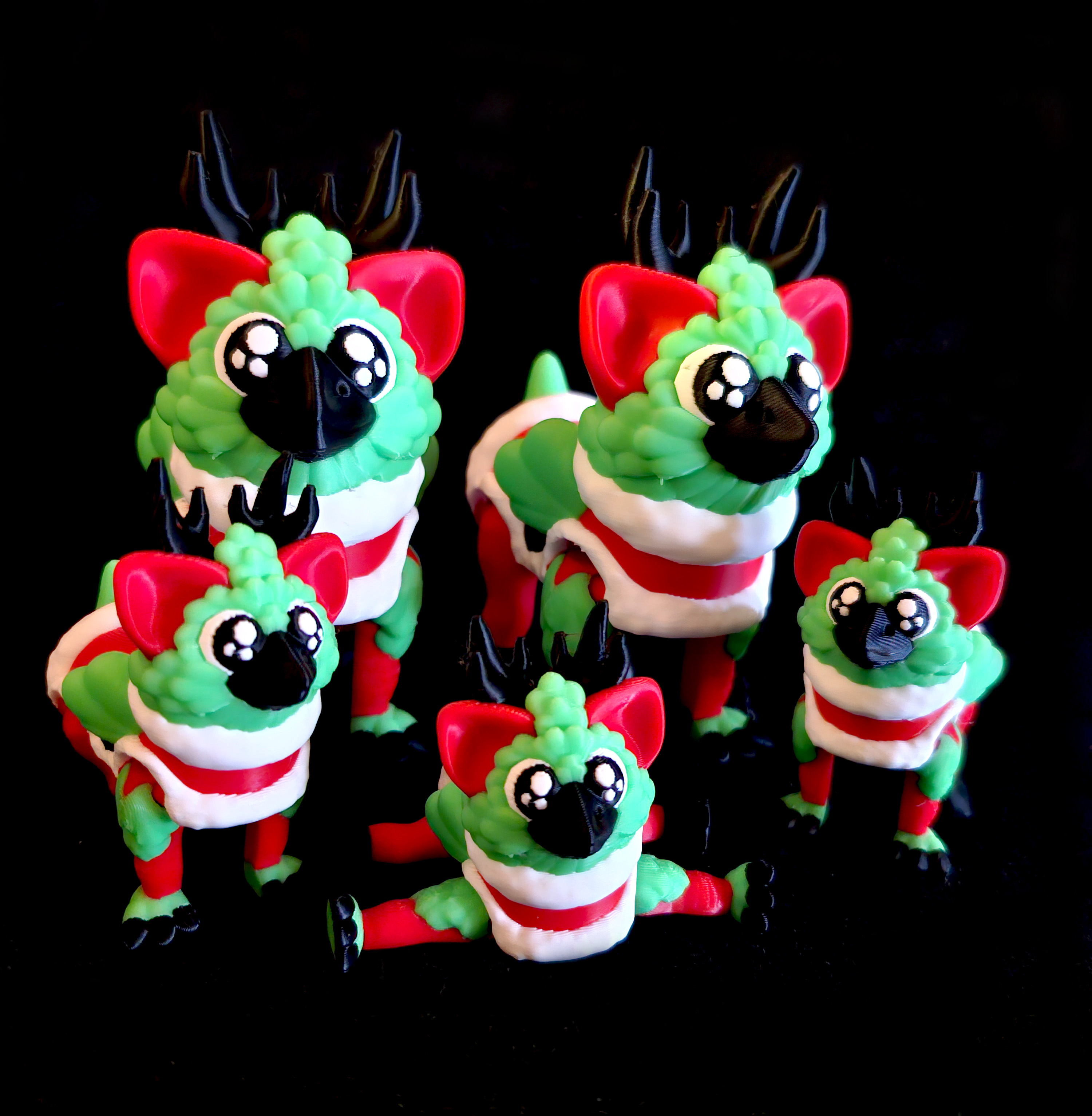 Christmas Gryphon *Commercial Version* 3D STL Model — view 4