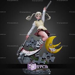 Maka Soul Eater Digital STL Files 3D Model