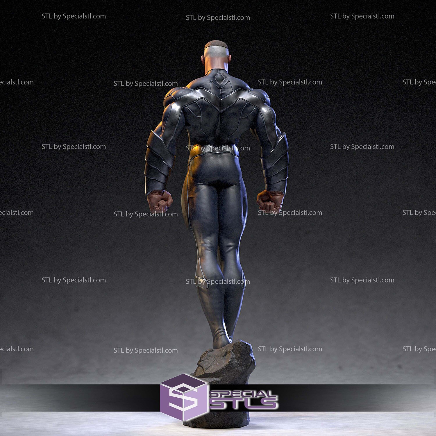 Blue Marvel 3D Print Files STL Model — view 2