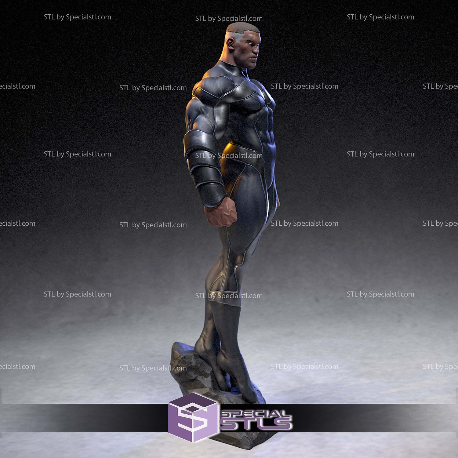Blue Marvel 3D Print Files STL Model — view 3