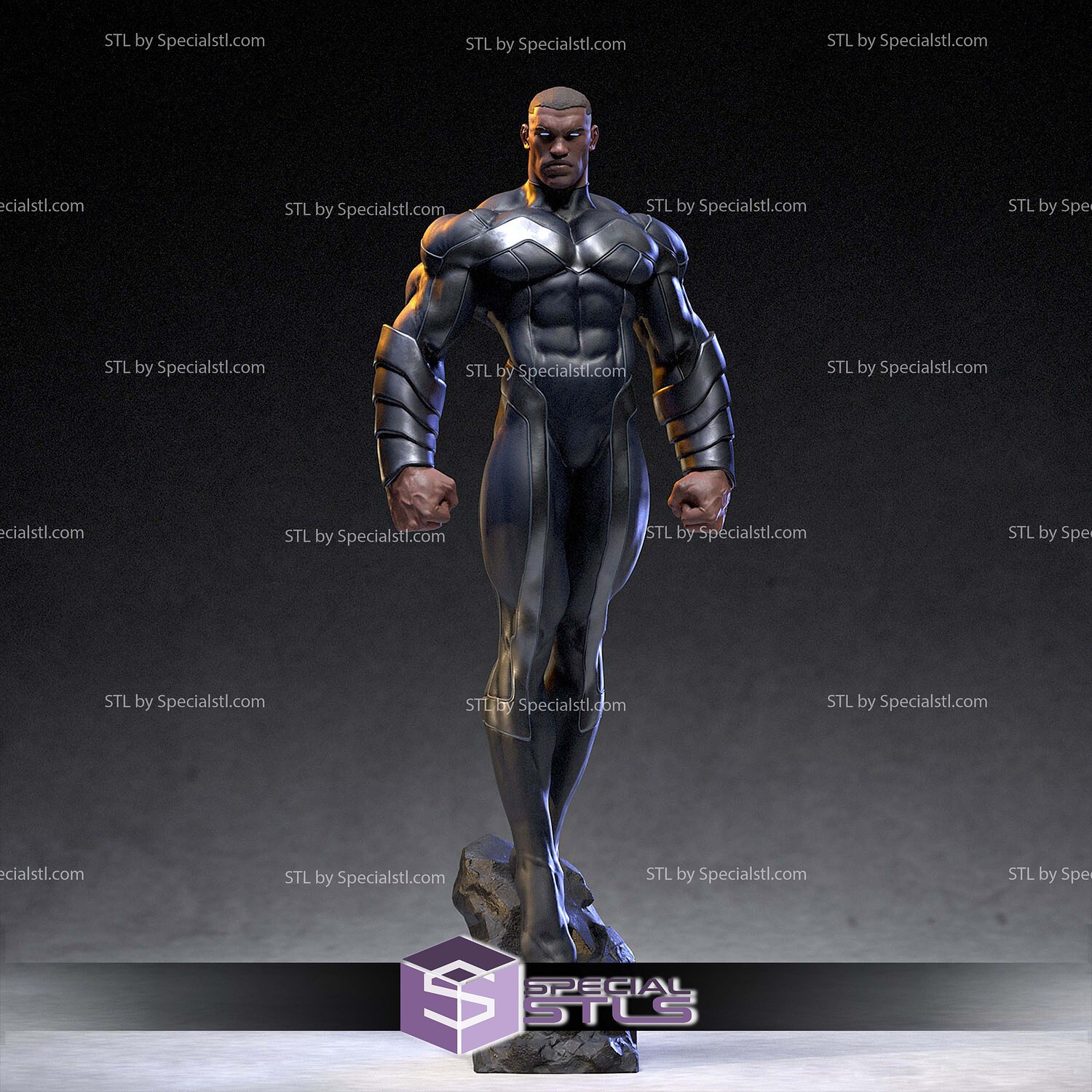 Blue Marvel 3D Print Files STL Model — view 6