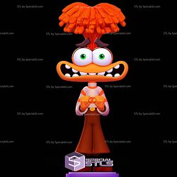 Basic STL Collection Anxiety Inside Out 2 3D Model